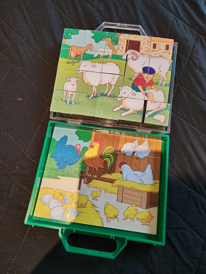 Cubes puzzle vintage