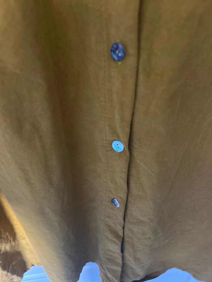 Robe chemise moutarde 44/46 - photo numéro 4