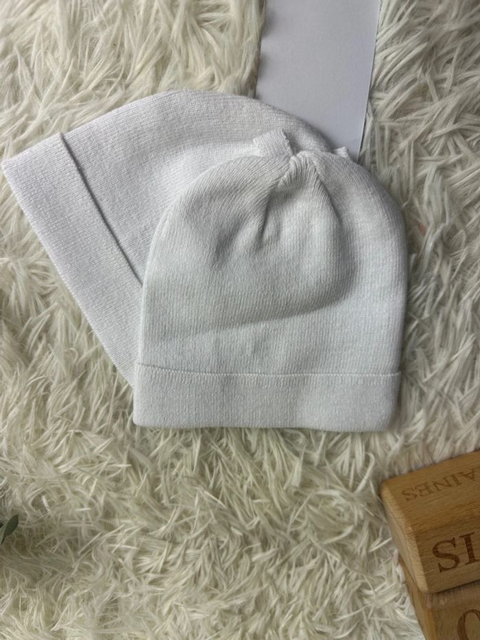 Lot de 2 bonnets vertbaudet taille naissance - photo numéro 4