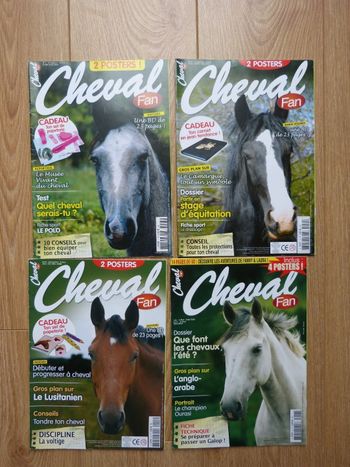 4 Magazines Cheval Fan