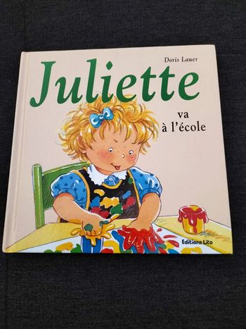 Livre 'juliette va à l'école '
