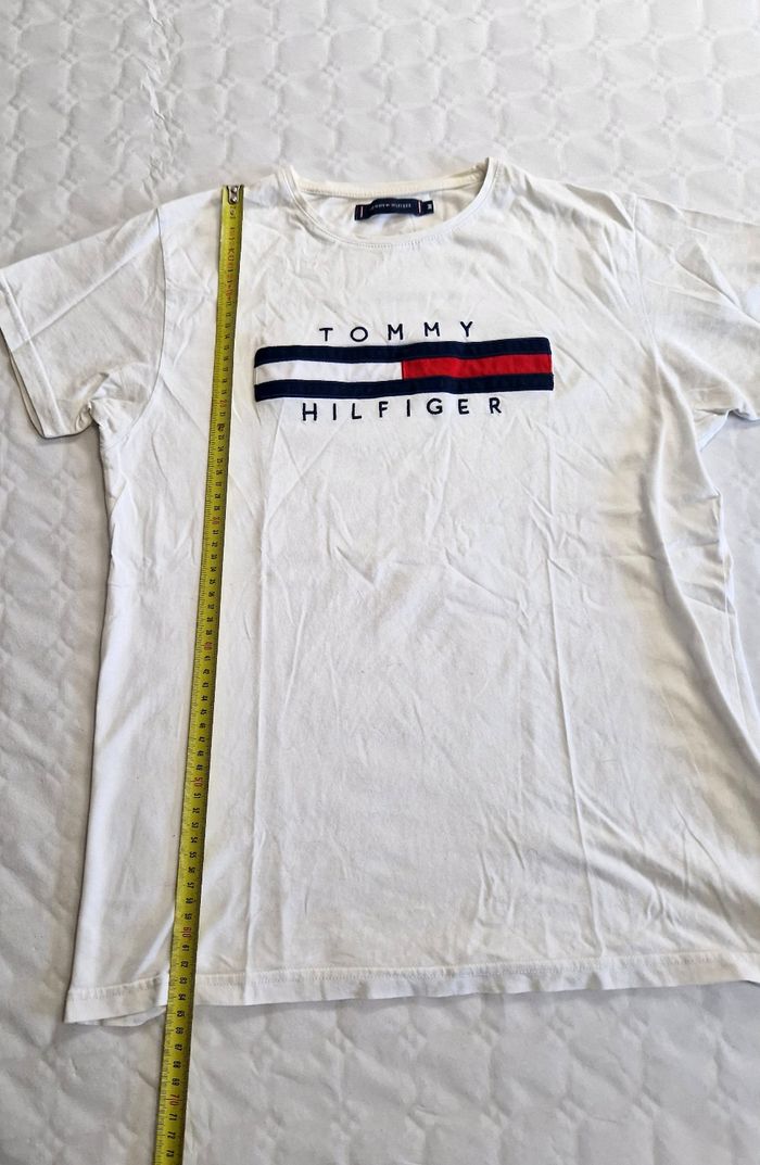 Homme T-shirt Tommy Hilfiger M Blanc - photo numéro 4