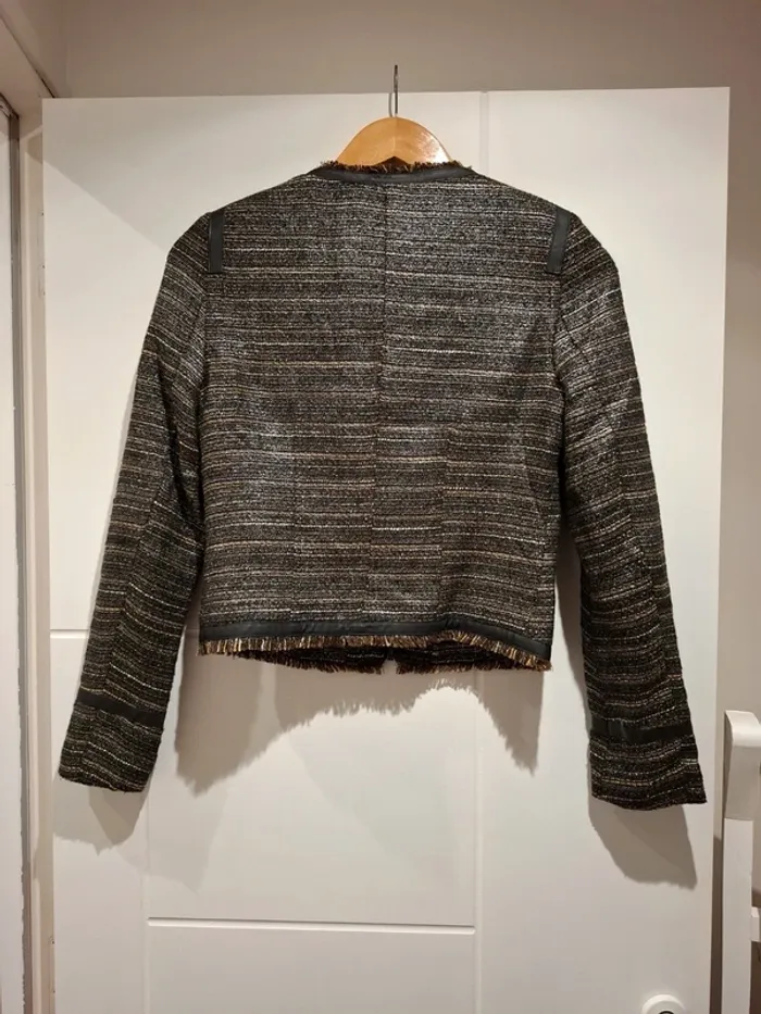 Veste tweed lumineuse - S - photo numéro 5