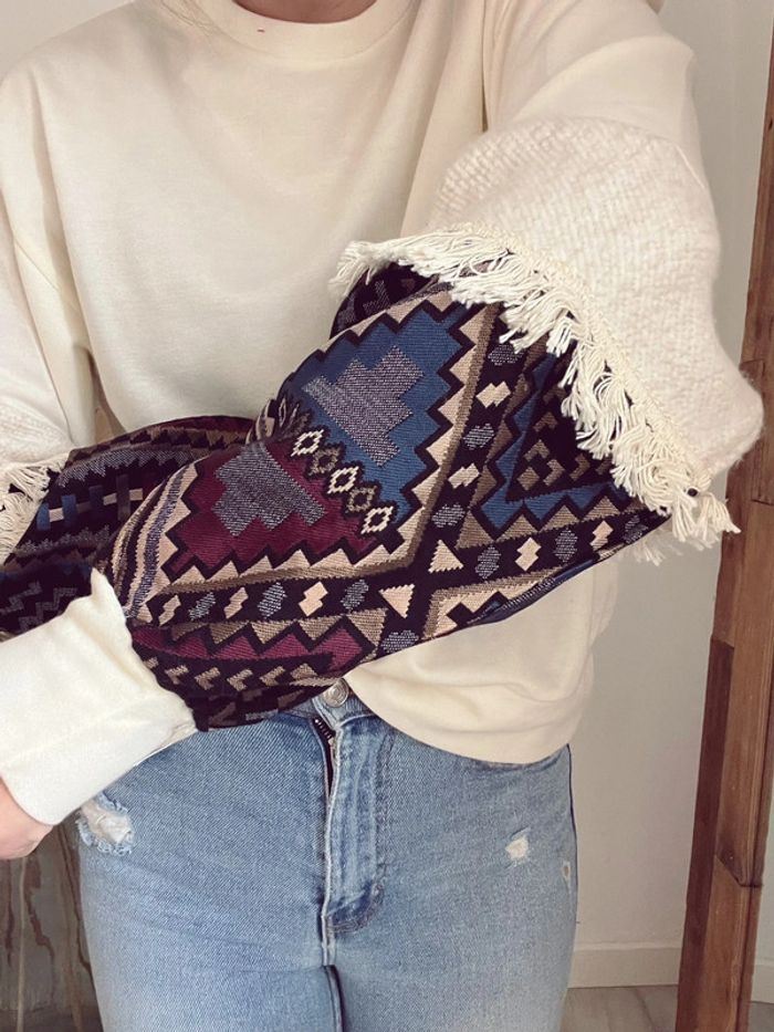 Sweat-shirt Stradivarius Taille S neuf beige avec manches - photo numéro 4