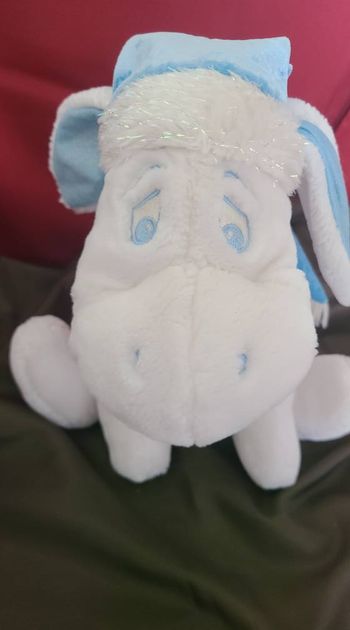 Peluche Bourriquet Blanche Hiver Winnie l'ourson Snowflake Pals Disney Store