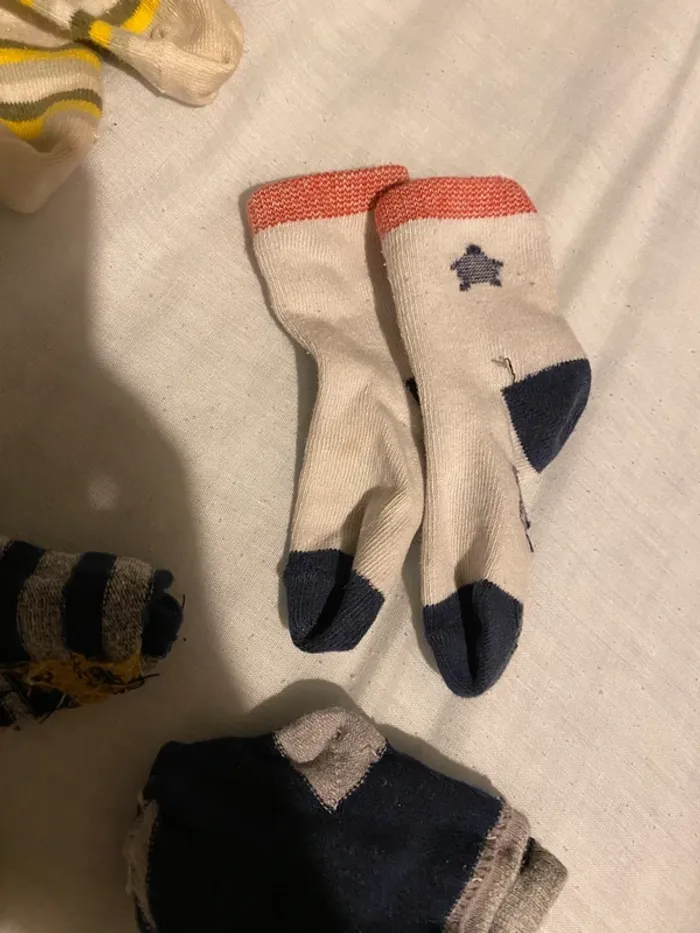 15 paires chaussettes 15/18 - photo numéro 2