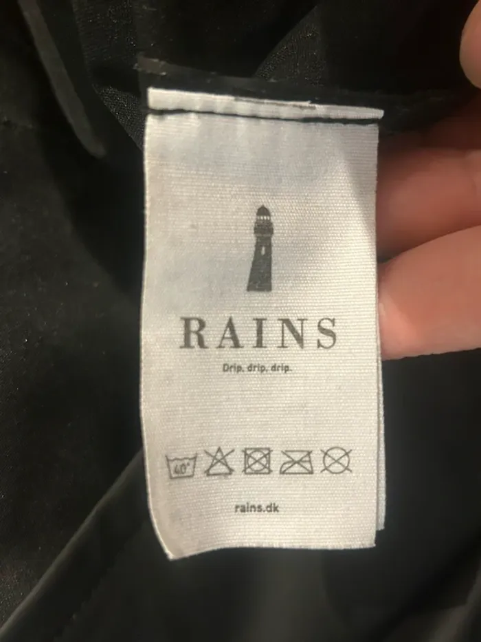 Rains imperméable noir xs/s - photo numéro 4
