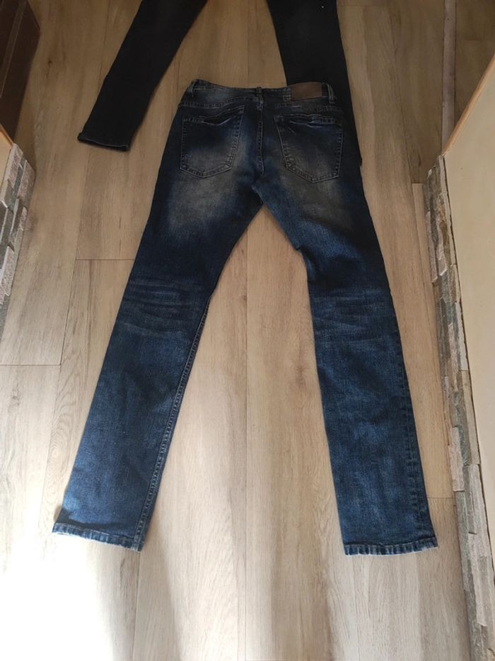 Lot de jean femme taille 38 taille haute - photo numéro 5