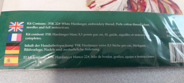 Kit broderie point de croix The Craft Collection "Spring Fresh" neuf - photo numéro 4