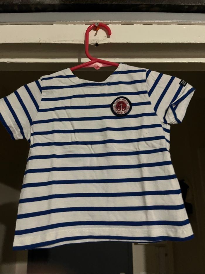 T-shirt garçon 12 mois Terre de Marins
