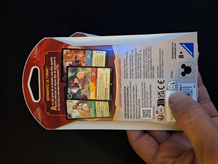 Lot de 5 boosters carton Disney Lorcana chapitre 8 - Le règne de Jafar - photo numéro 2