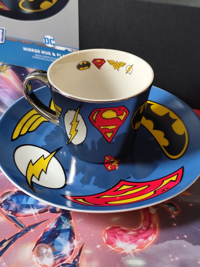 Mug Mirror + sous Mug justice league - photo numéro 6