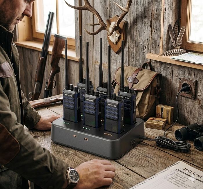 Lot de 6 Talkies-Walkies Professionnels Retevis RT86A - Longue Portée 2500mAh - photo numéro 1