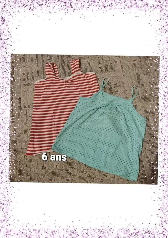 Lot debardeurs 6 ans