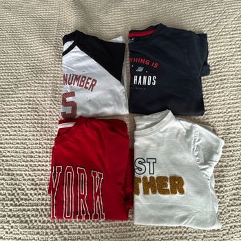 4 tee-shirts Kiabi taille 8 ans