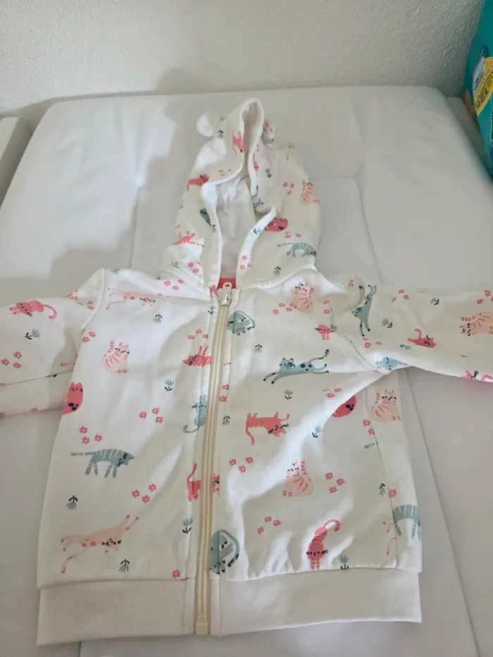 Ensemble jogging bébé fille 12 mois - photo numéro 2