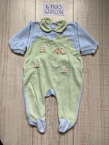 Grenouillère à manches longues hiver montagne