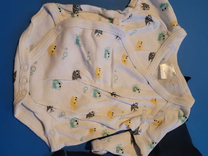 2 bodies manche courte 1 mois - photo numéro 2