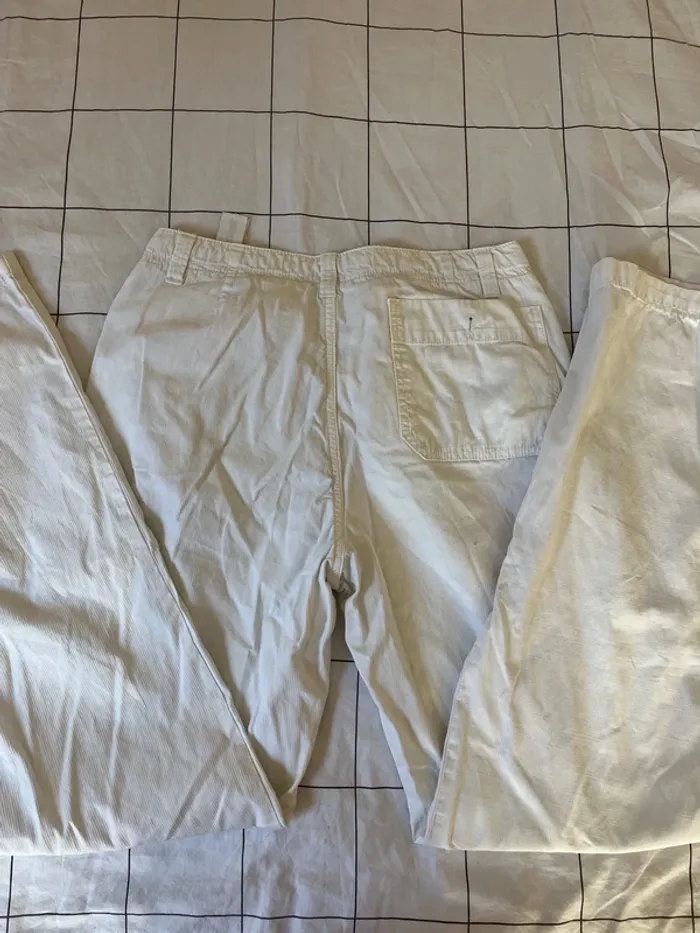 Pantalon Zara crème - photo numéro 2