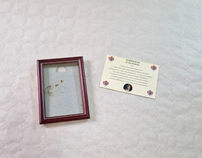 Carte postale RMN Napoléon et les Femmes Citations 1er Empire avec cadre