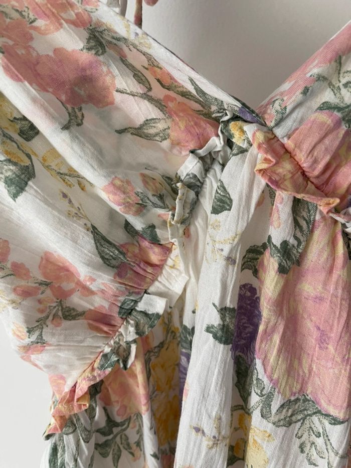 Robe dos nu tour de cou évanescente à fleurs Divided de chez H&M - photo numéro 7