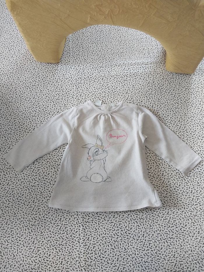 Haut Disney Baby Bambi – motif Panpan  – 18 mois