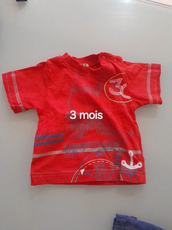 T-shirt garçon 3 mois