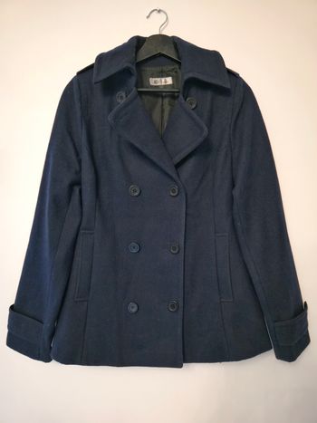 Manteau bleu marine Kiabi
