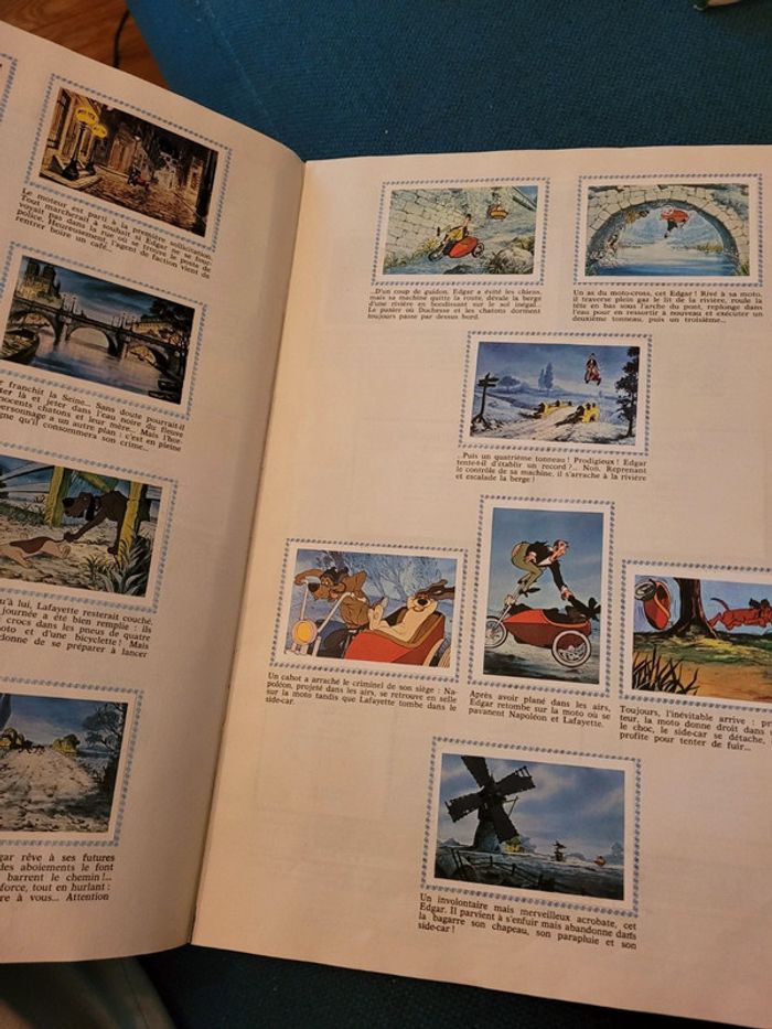 RARE 1971 Album Panini ancien Disney Le monde prodigieux des Aristochats chats complet - photo numéro 5