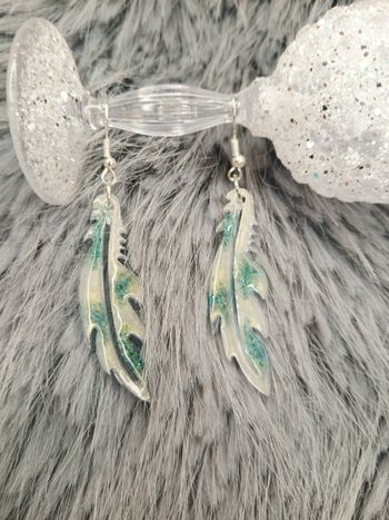 Boucles d'oreilles plumes 