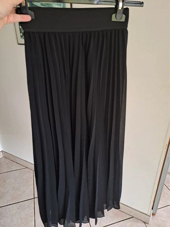 Jupe plissée noire bershka