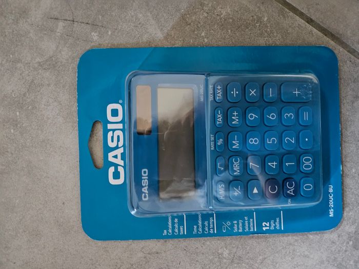 Calculatrice Casio MS-20UC-BU neuve - photo numéro 2