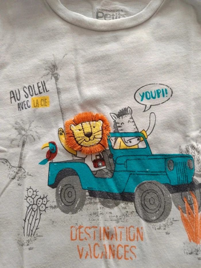 T shirt la compagnie des petits 12m tbe - photo numéro 2