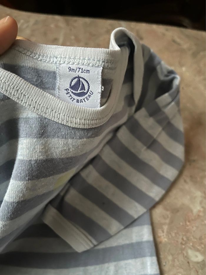 Bodies petit bateau manches longues 9mois - photo numéro 2