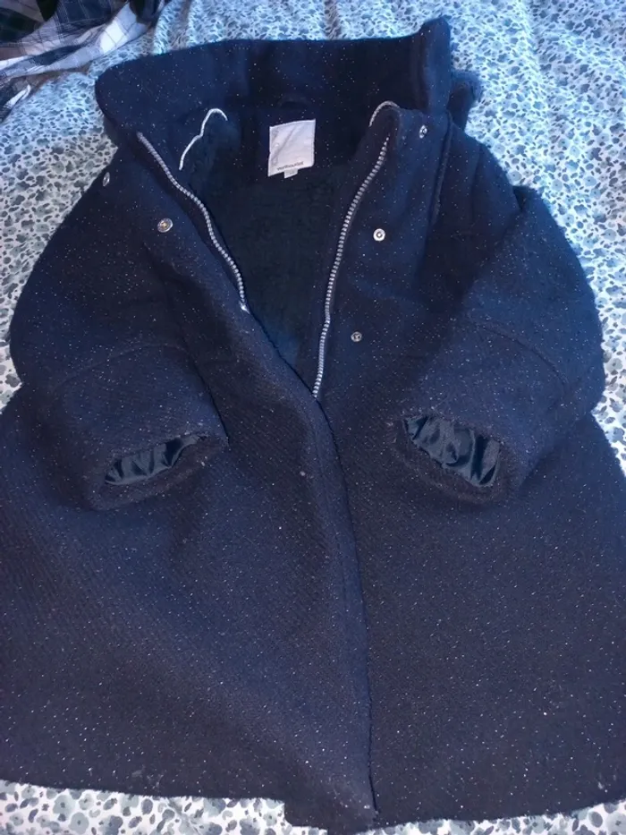 Manteau vertbaudet fille 7ans marine