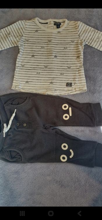 Ensemble kiabi motif robot