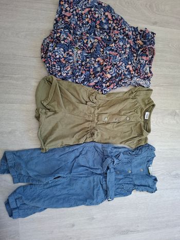 Lot de combinaison/ robe 12_18 mois