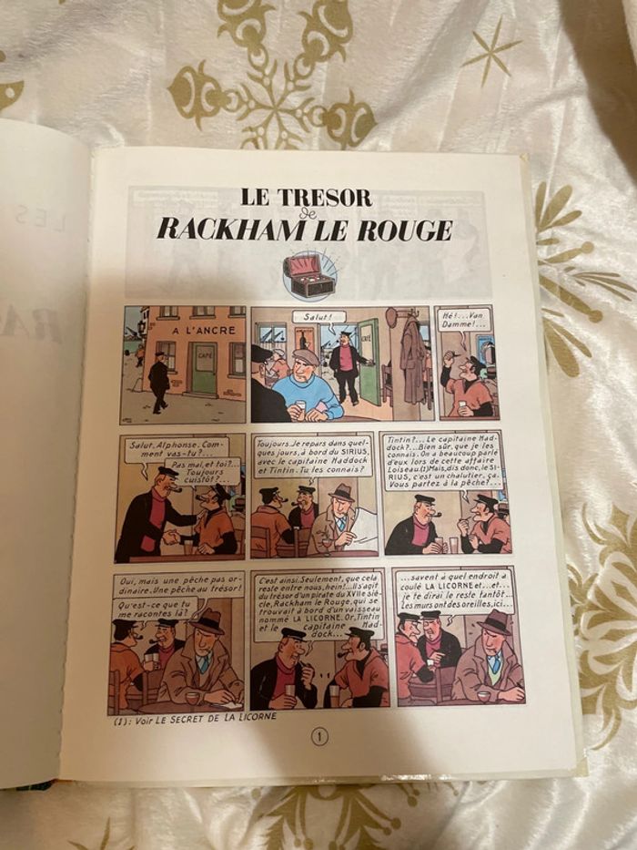 BD les aventures de Tintin Le trésor de Rackham le Rouge - photo numéro 7
