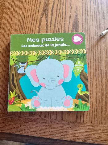 Mes puzzles les animaux de la jungle