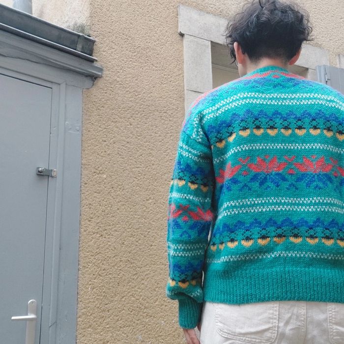 Pull Vintage pour taille M - photo numéro 3