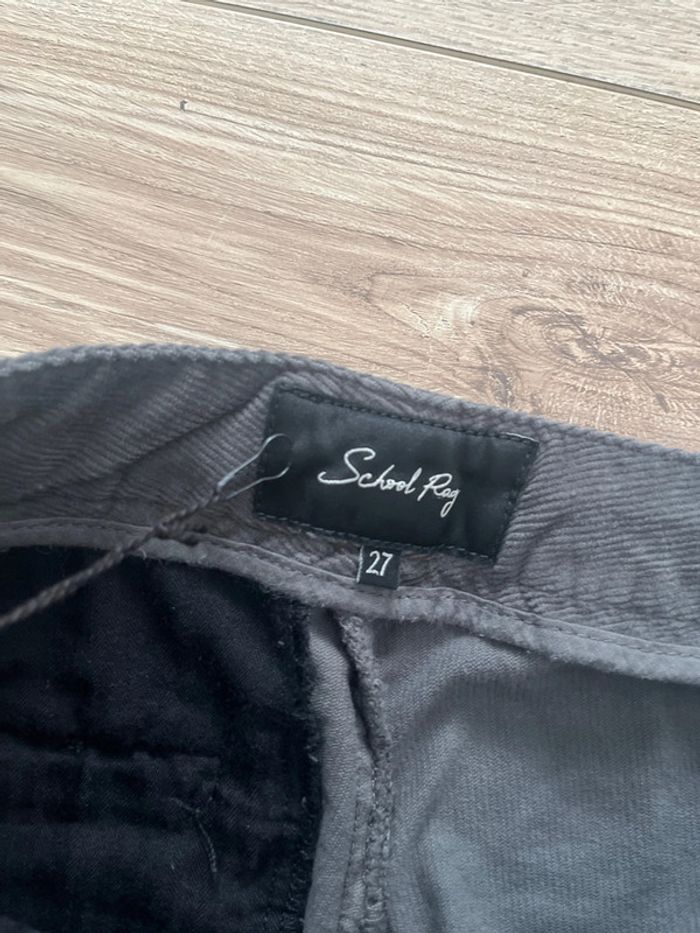 Pantalon femme School Rag gris taille 27 neuf avec étiquette - photo numéro 6