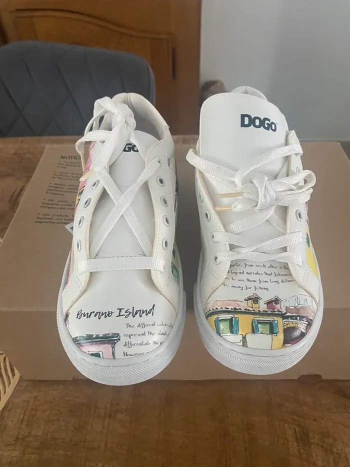 DOGO Burano Island Baskets Femme Cuir Vegan taille 37 - photo numéro 2