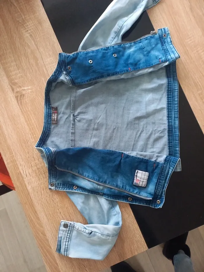 Blouson en jeans fille 10 ans - photo numéro 7
