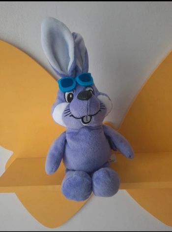 Peluche lapin violet