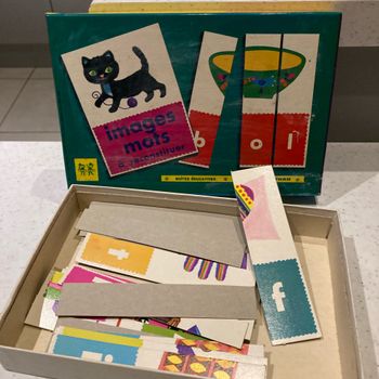 Ancien jeu images mots