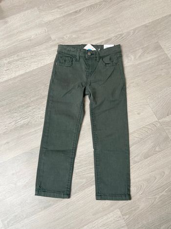 Jean slim vert foncée 3 ans 