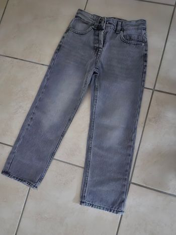 Jeans gris 7 ans