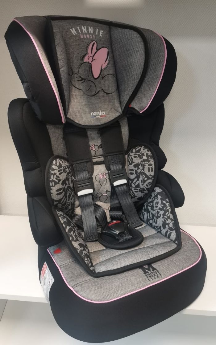 Siège auto rehausseur évolutif luxe beline Minnie - photo numéro 2