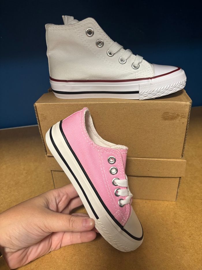 Lot de 2 basket à toile