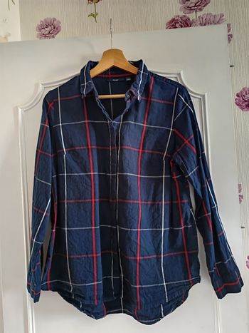 Chemise à carreaux taille L
